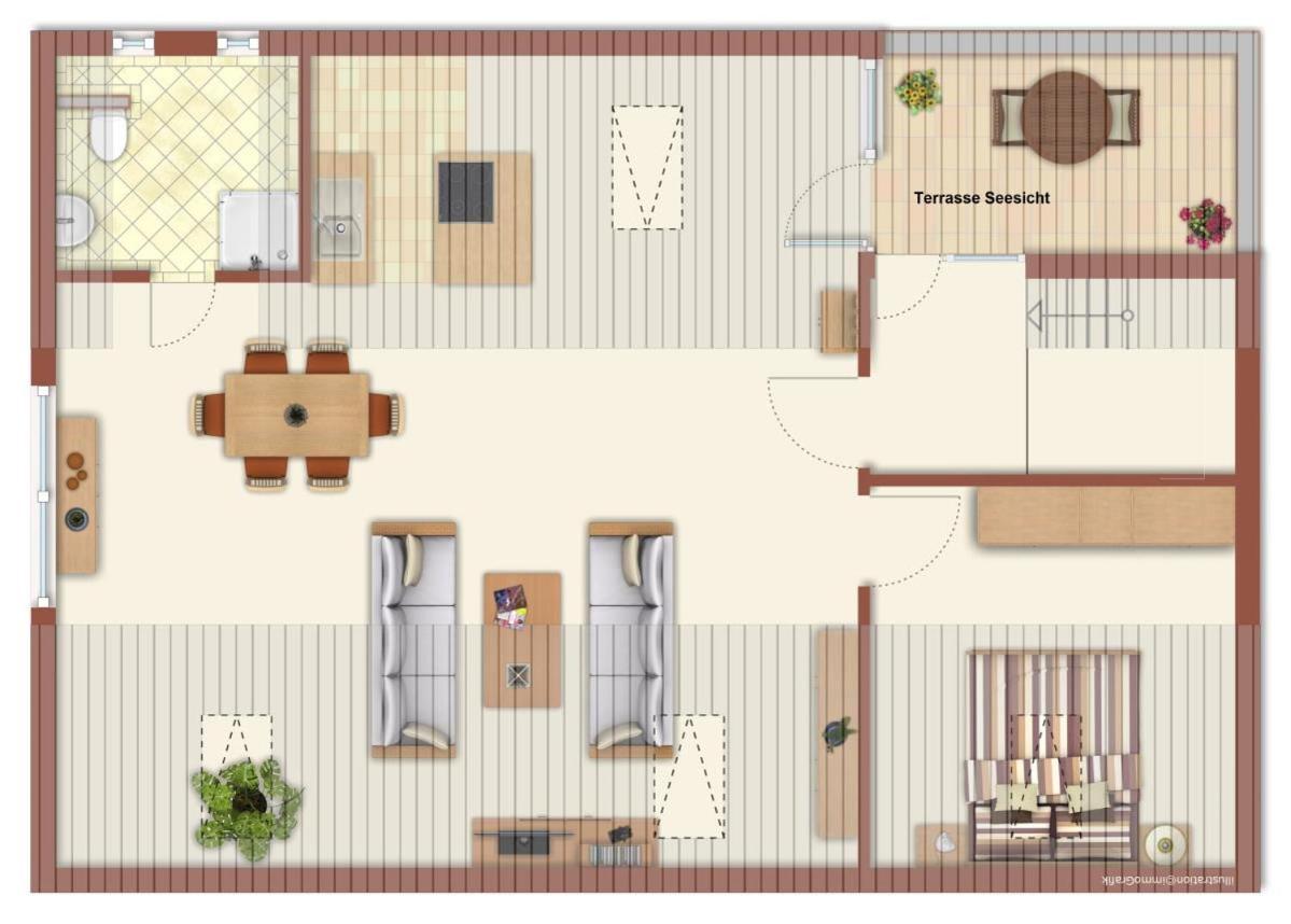 Ferienwohnung Seesicht 罗斯托克 外观 照片